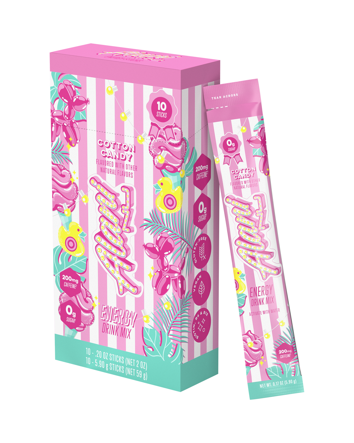 Alani Nu Energy Sticks - Cotton Candy M2 - image 2
