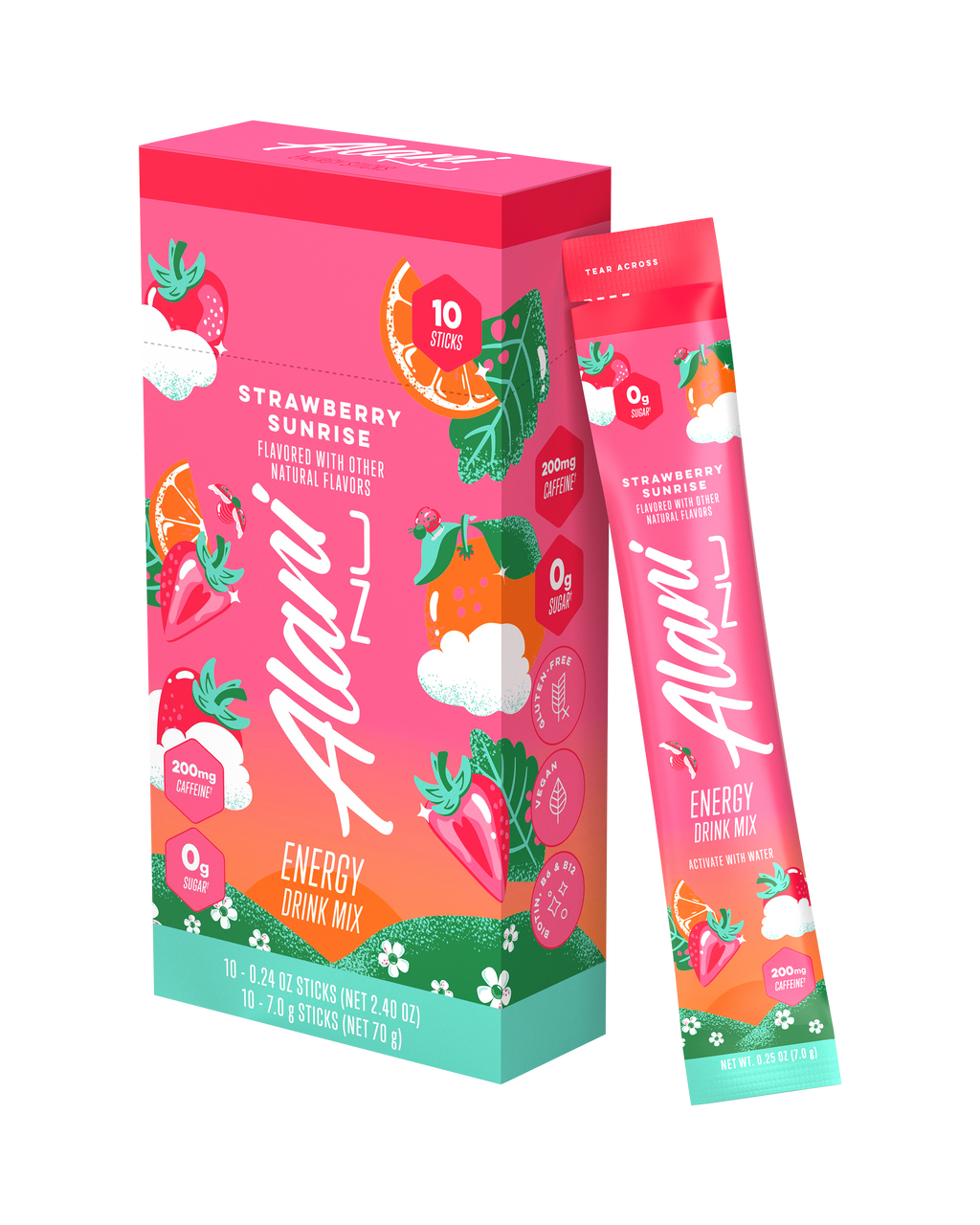 Alani Nu Energy Sticks - Strawberry Sunrise B7 - image 2