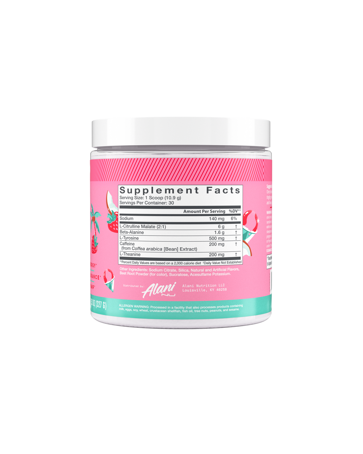 Alani Nu Pre-Workout - Hawaiian Shaved Ice R1 - image 3
