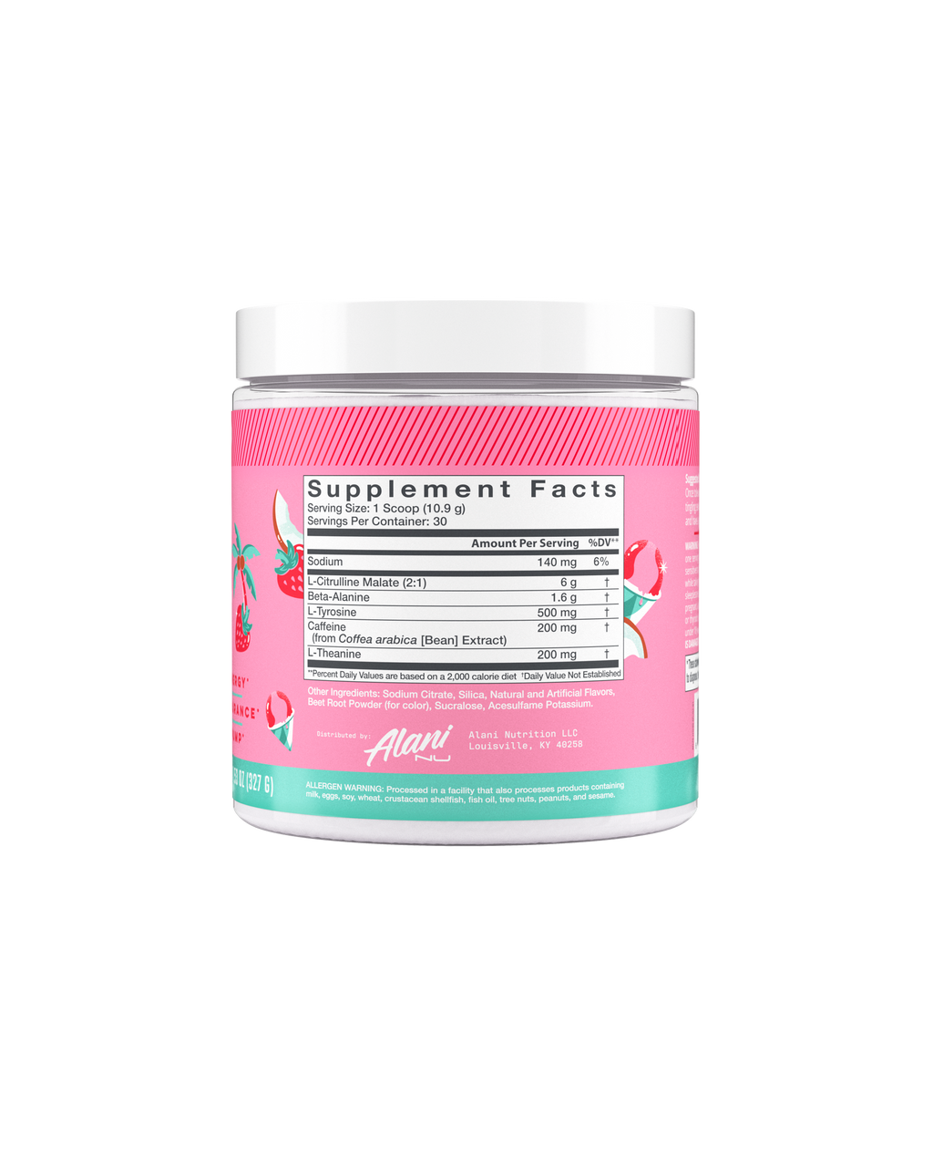 Alani Nu Pre-Workout - Hawaiian Shaved Ice U1 - image 3