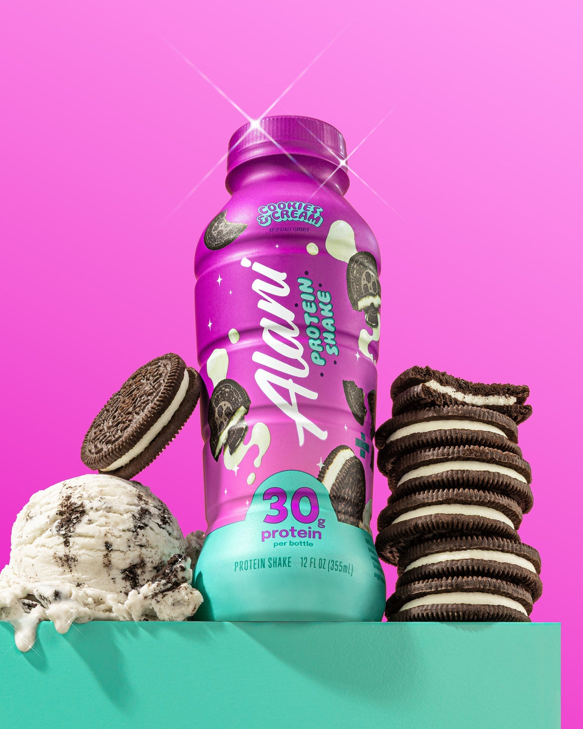 Alani Nu 30g protein shake - cookies & cream D3 - image 3