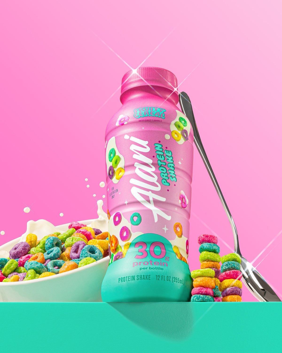 Alani Nu 30g protein shake - fruity cereal A1 - image 3