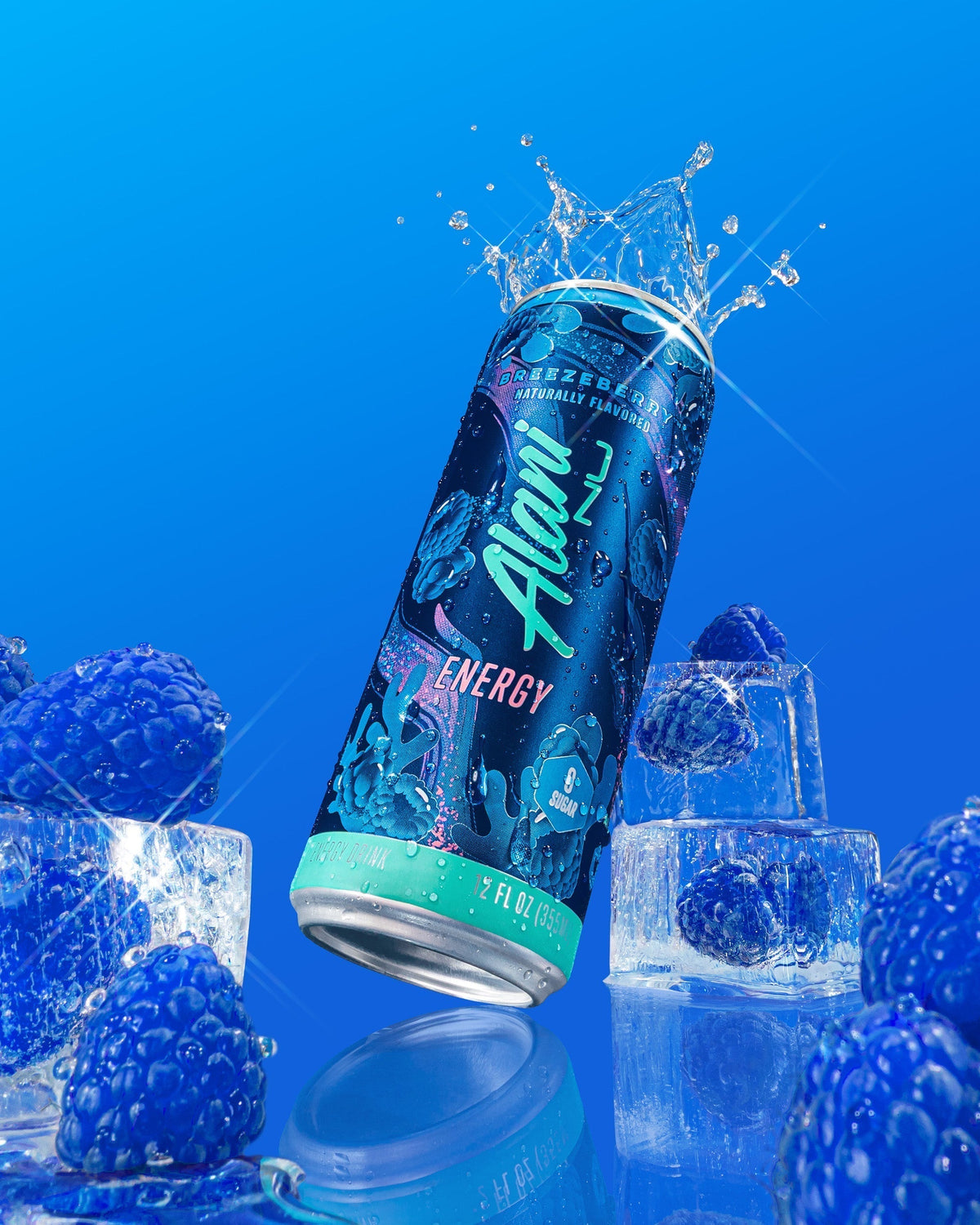 Alani Nu Energy Drink - Breezeberry V8 - image 4