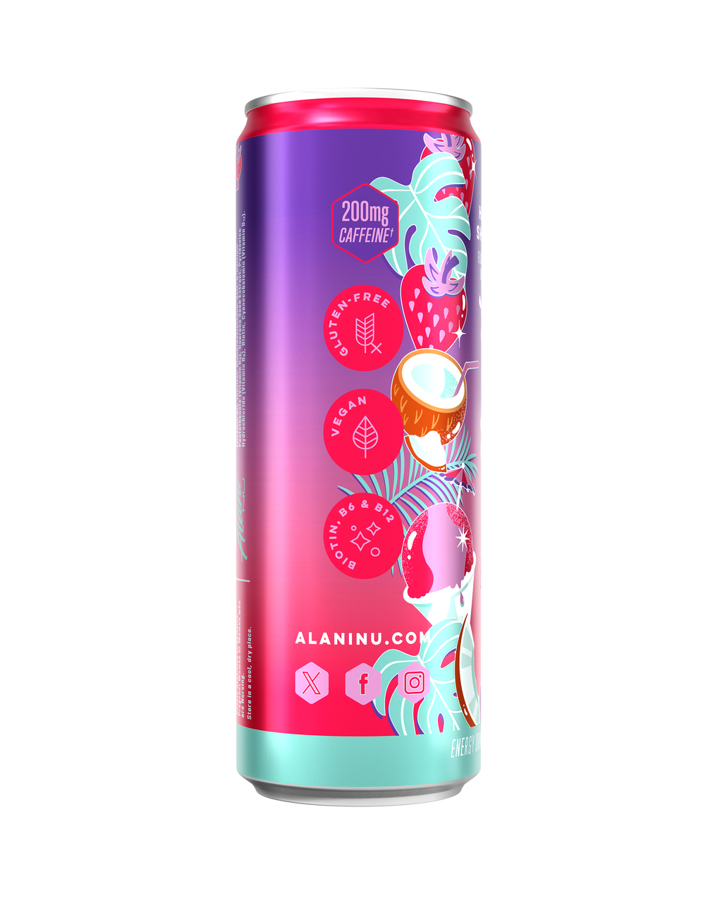 Alani Nu Energy Drink - Hawaiian Shaved Ice F0 - image 2
