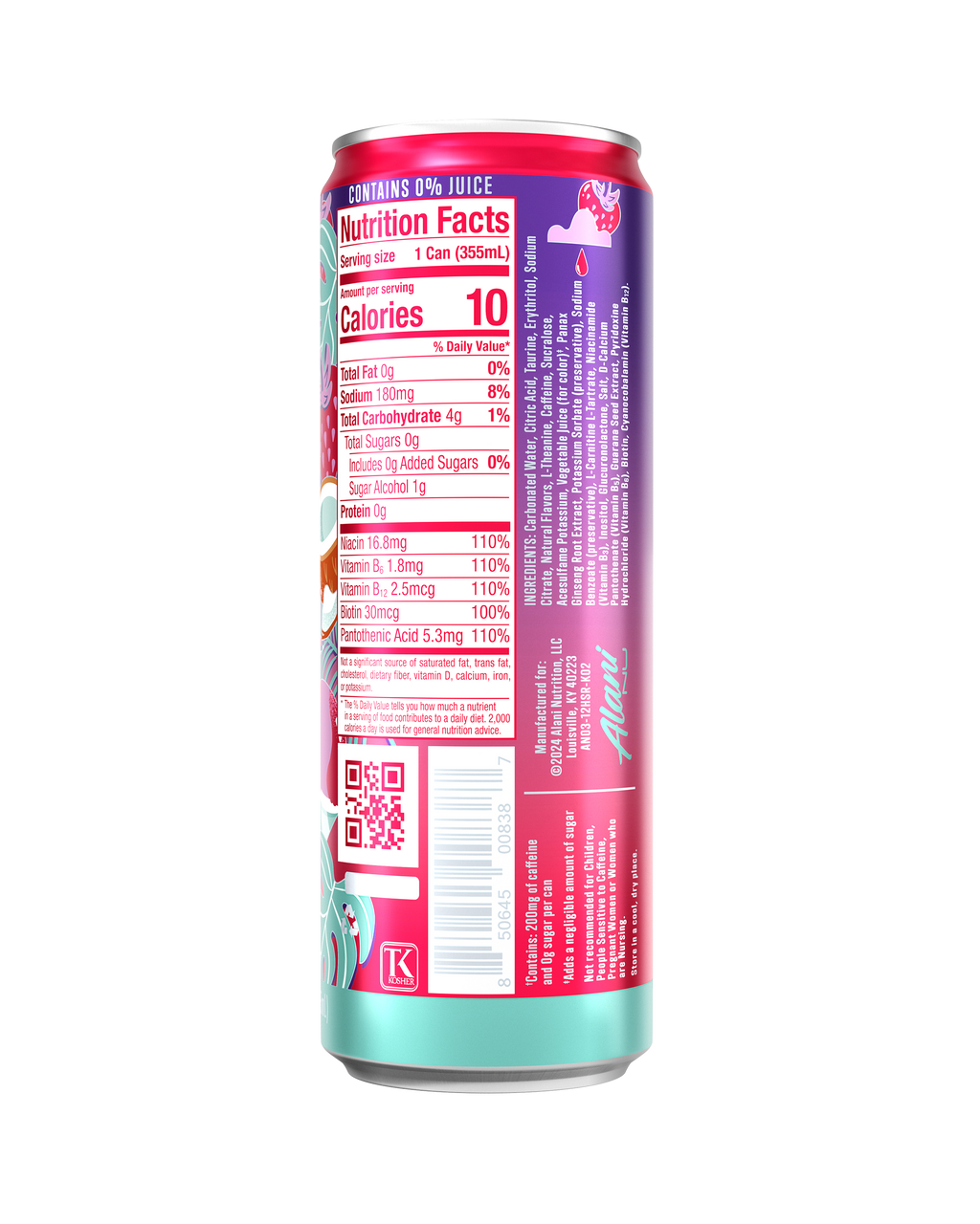 Alani Nu Energy Drink - Hawaiian Shaved Ice F0 - image 3