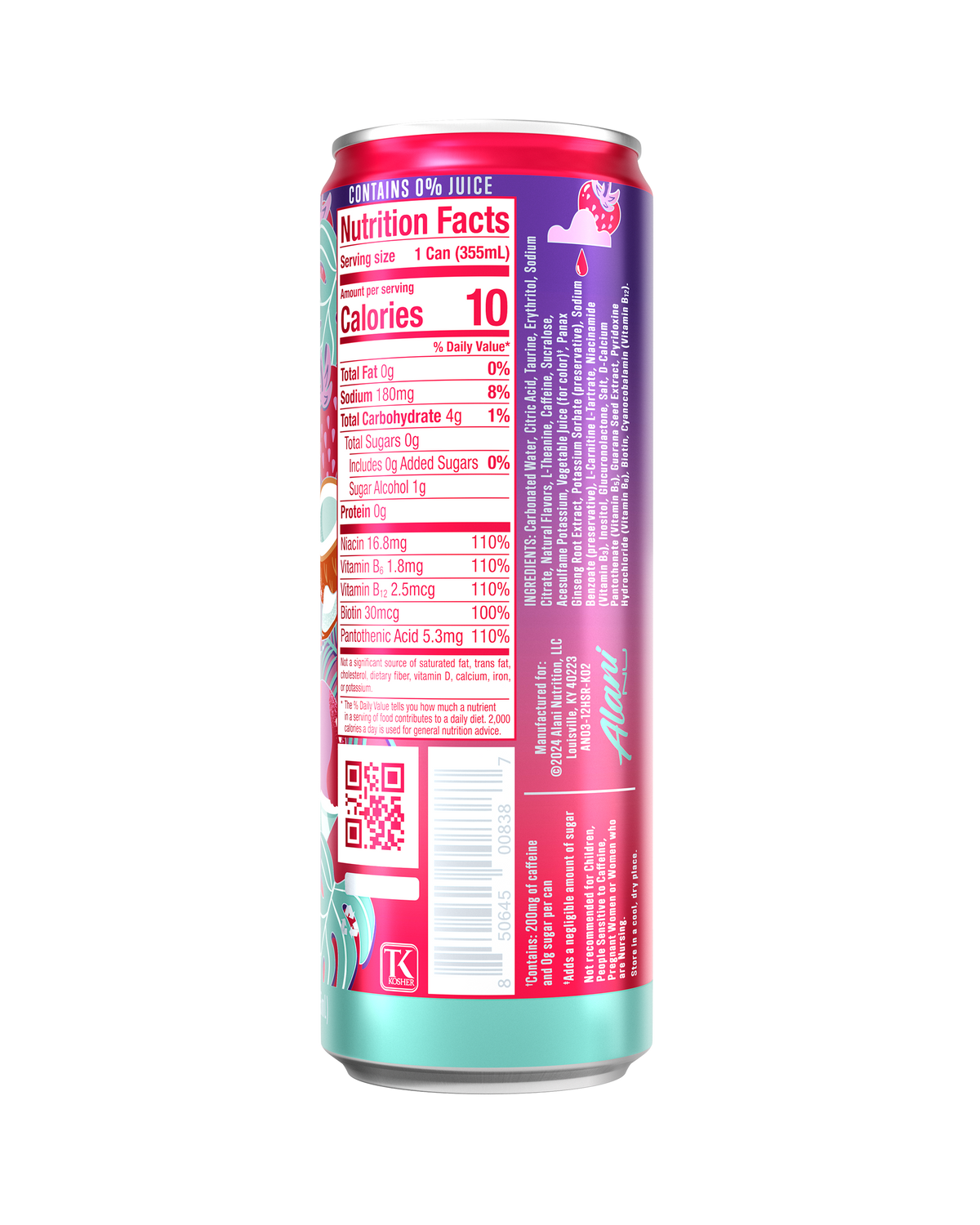 Alani Nu Energy Drink - Hawaiian Shaved Ice F0 - image 3