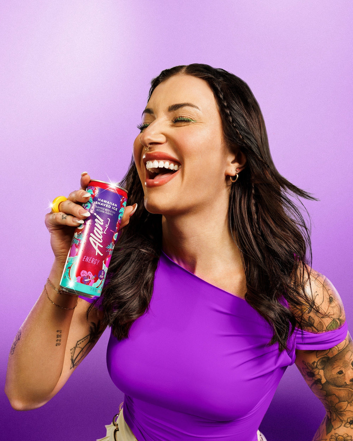 Alani Nu Energy Drink - Hawaiian Shaved Ice F0 - image 5