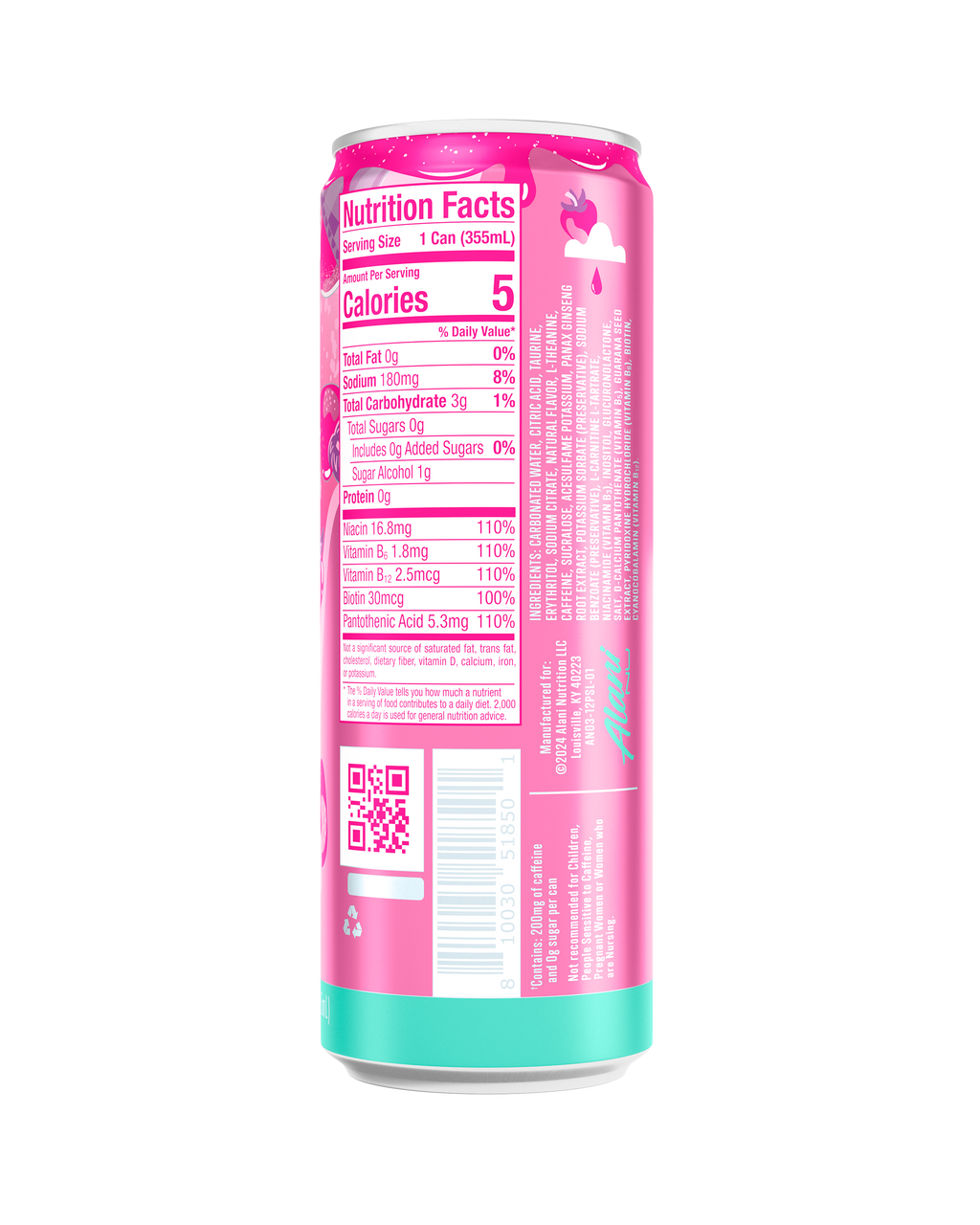 Alani Nu Energy Drink - Pink Slush K1 - image 3