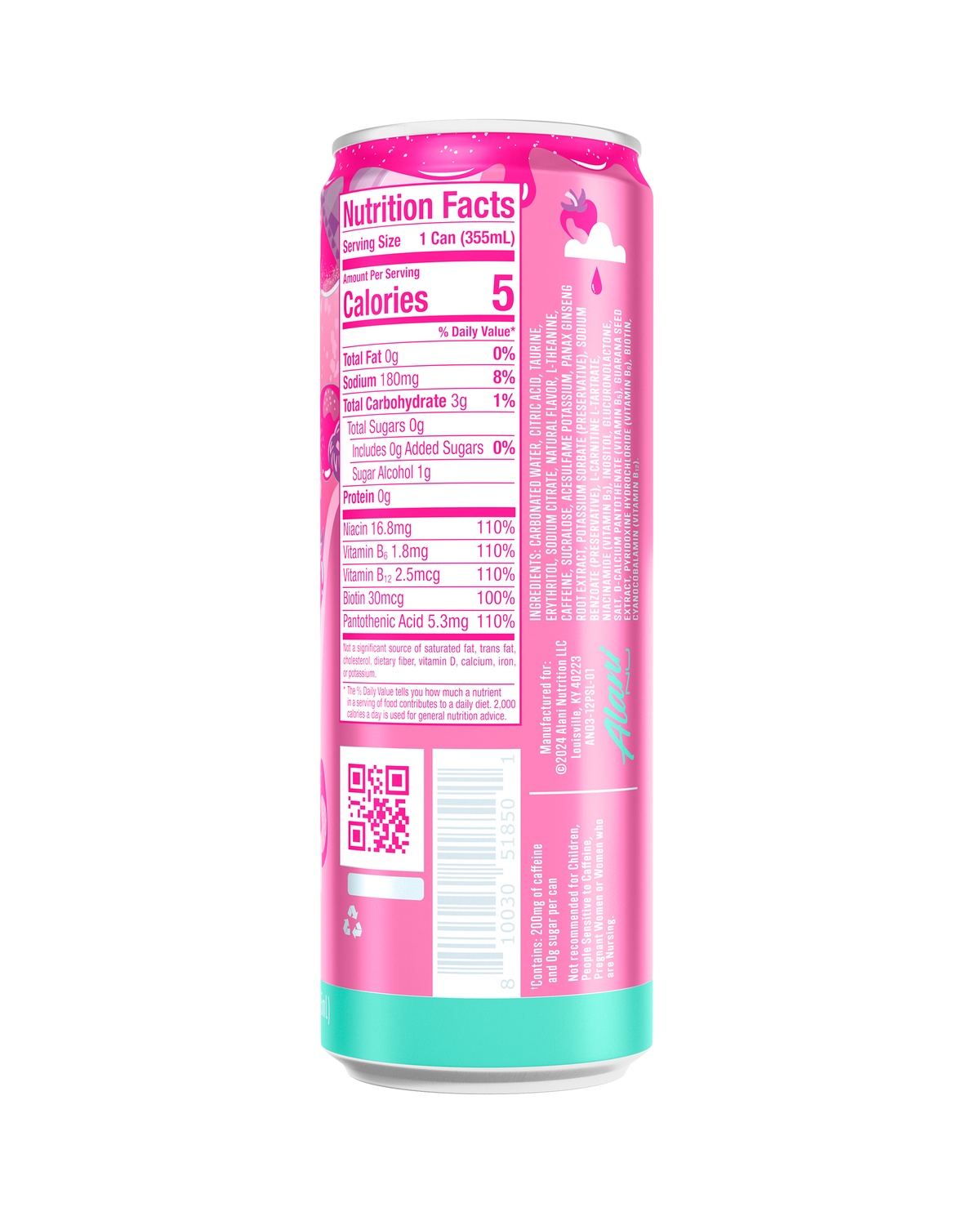 Alani Nu Energy Drink - Pink Slush K1 - image 3