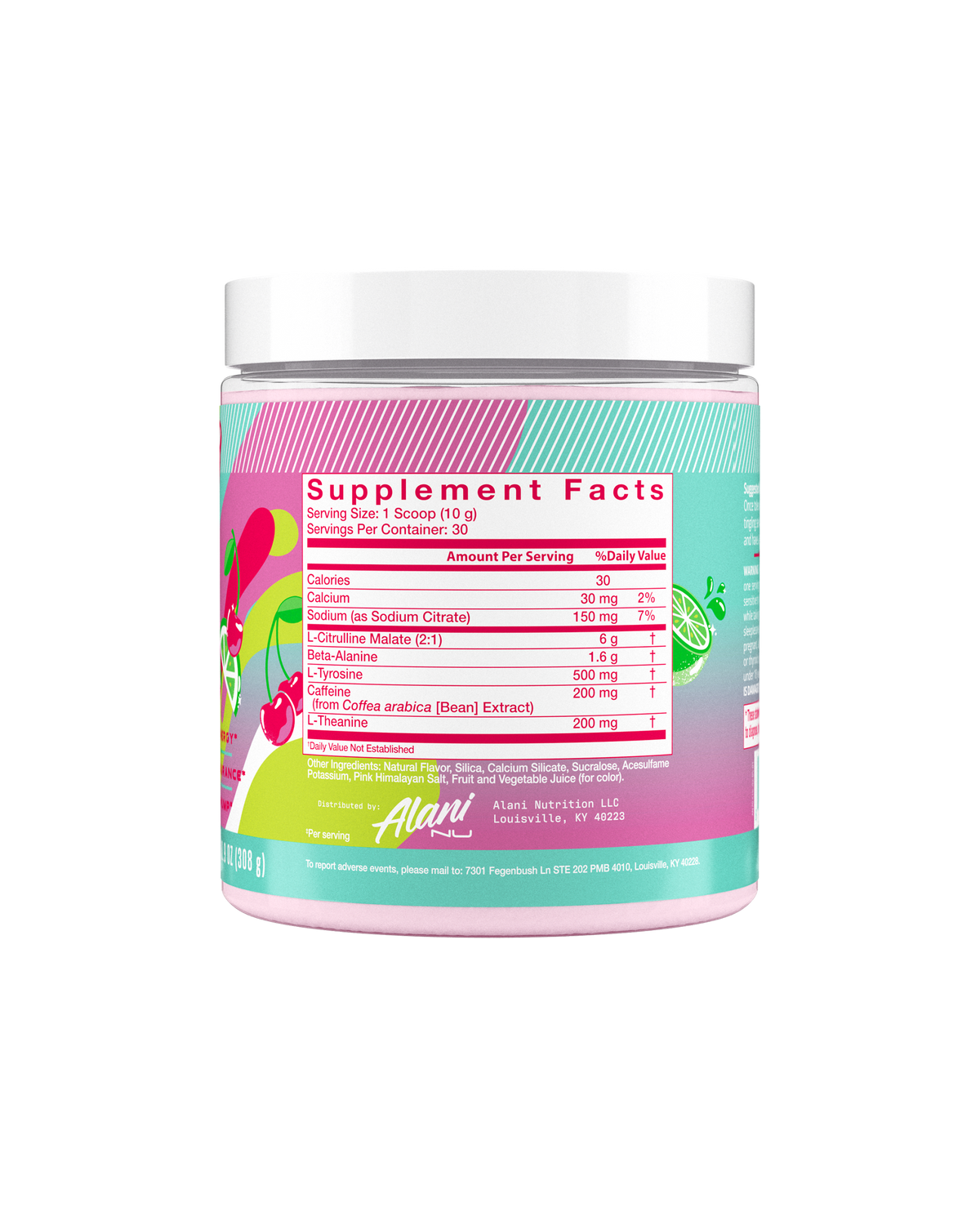 Alani Nu Pre-Workout - Cherry Twist T2 - image 2