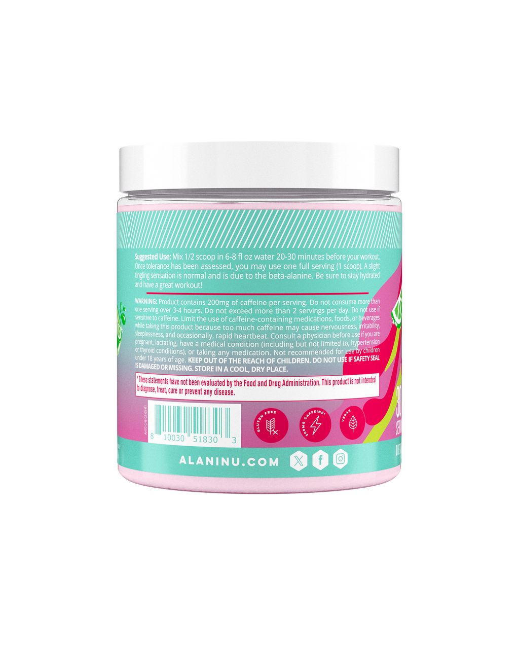 Alani Nu Pre-Workout - Cherry Twist T2 - image 3