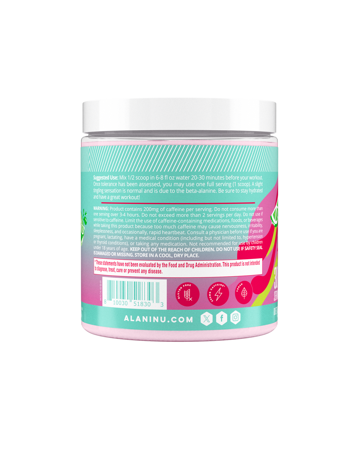 Alani Nu Pre-Workout - Cherry Twist T2 - image 3