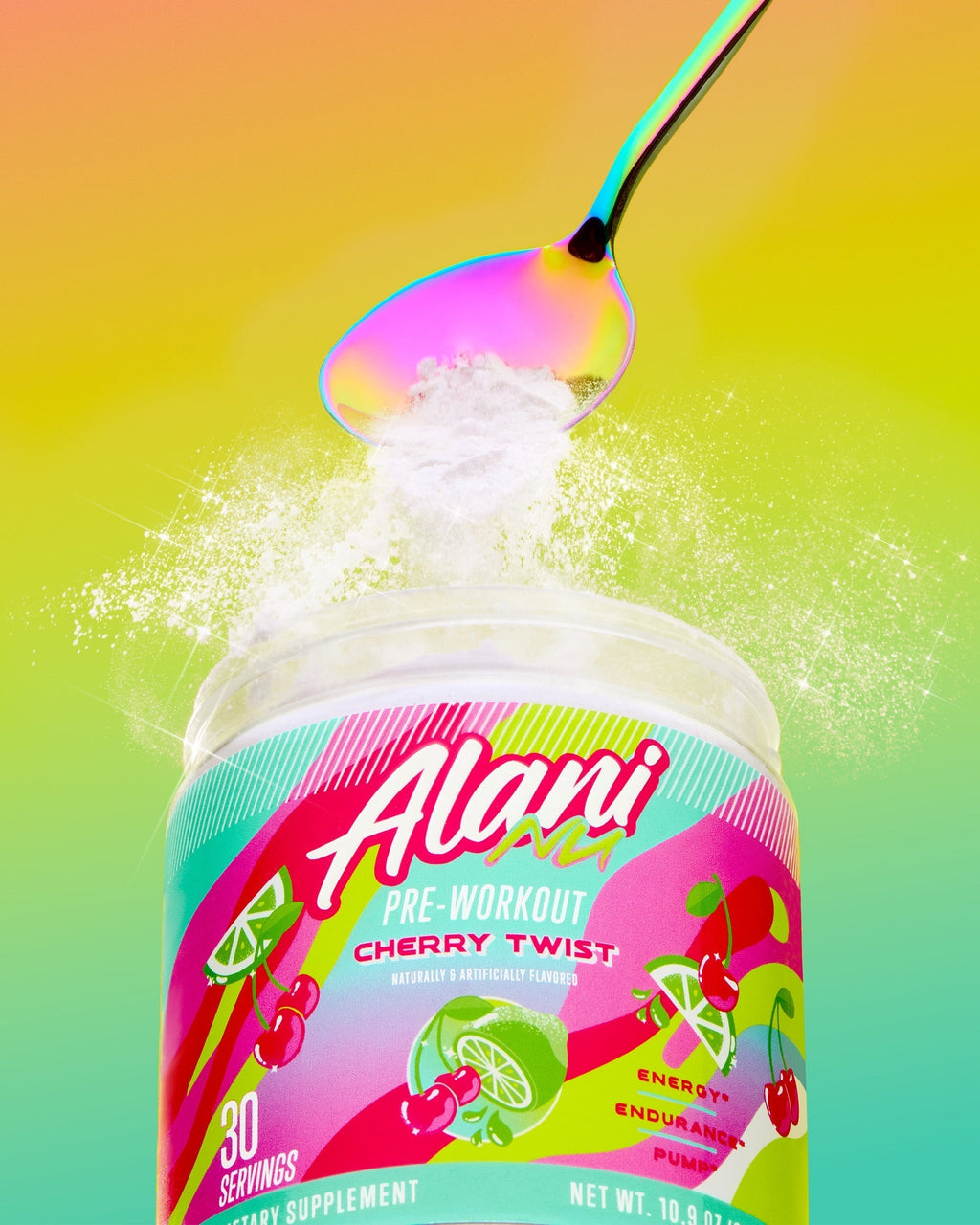 Alani Nu Pre-Workout - Cherry Twist T2 - image 5