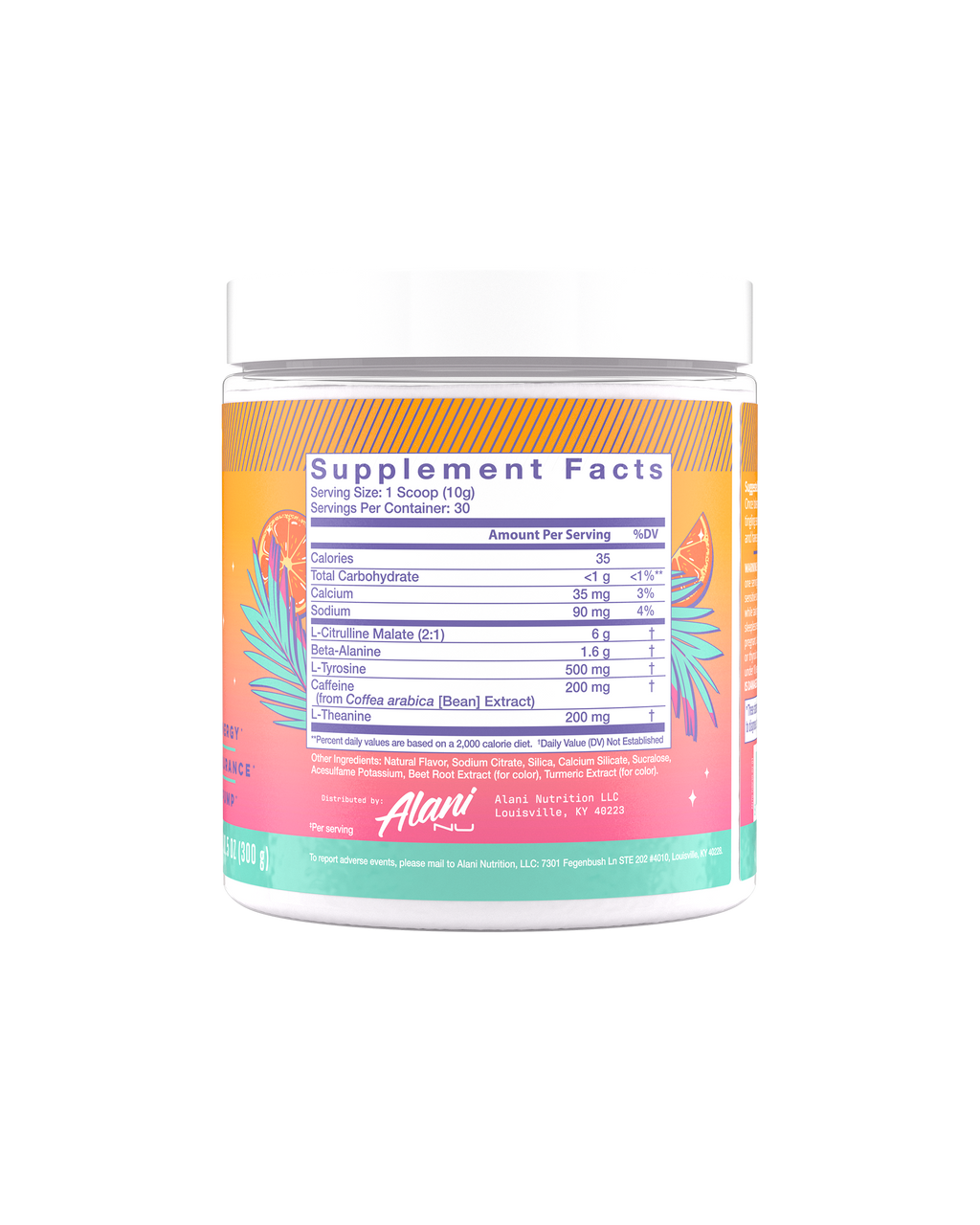 Alani Nu Pre-Workout - Orange Kiss X4 - image 2
