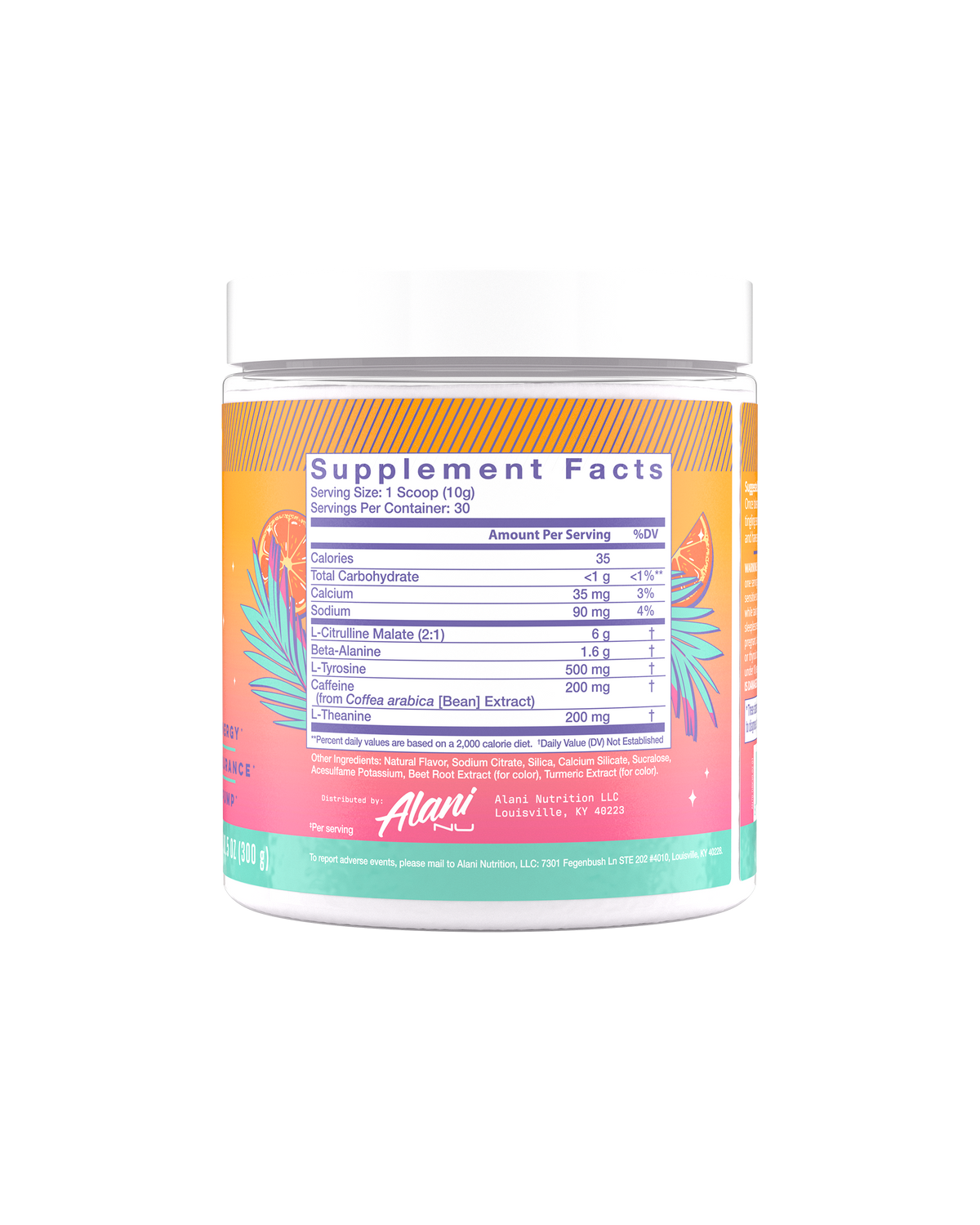 Alani Nu Pre-Workout - Orange Kiss X4 - image 2