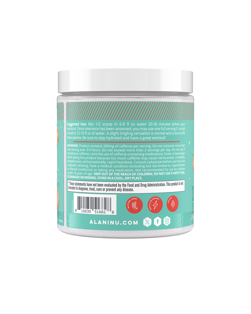 Alani Nu Pre-Workout - Juicy Peach O0 - image 3