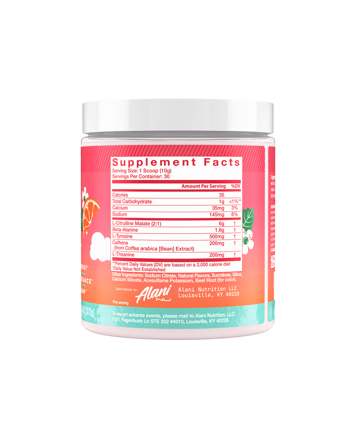 Alani Nu Pre-Workout - Strawberry Sunrise I6 - image 2