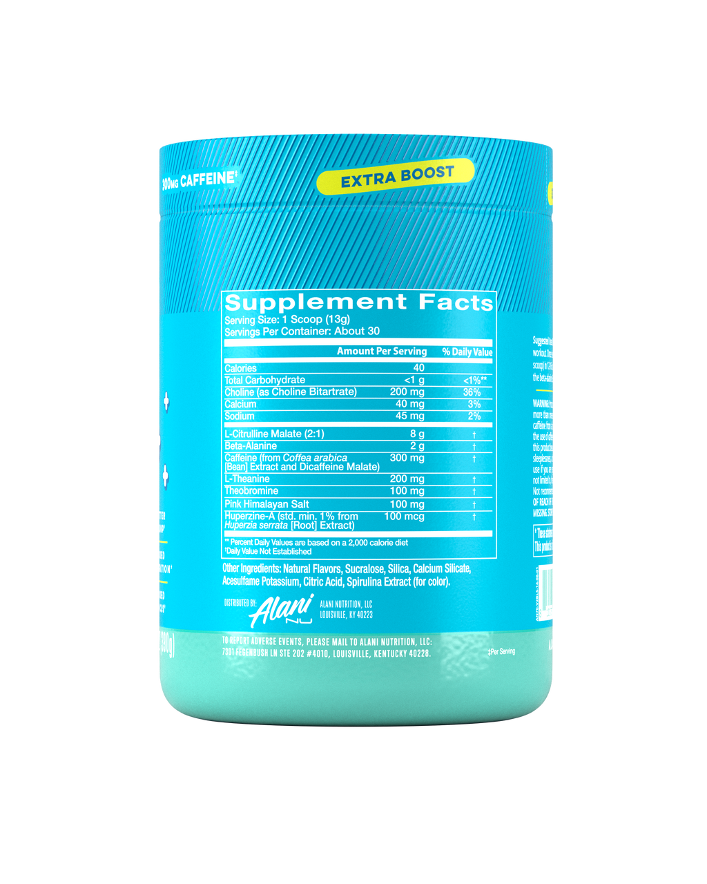 Alani Nu Pre-Workout+ - Blue Slush S3 - image 2
