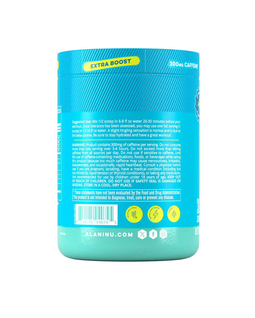 Alani Nu Pre-Workout+ - Blue Slush S3 - image 3