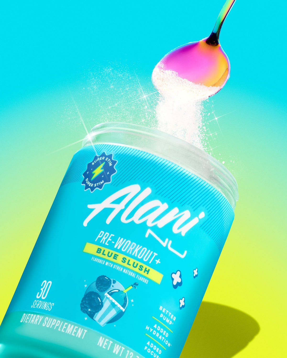 Alani Nu Pre-Workout+ - Blue Slush S3 - image 5