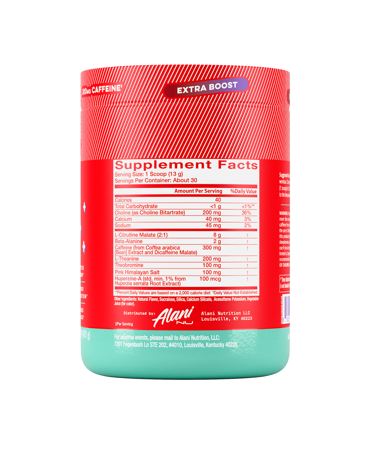 Alani Nu Pre-Workout+ - Cherry Slush V6 - image 2