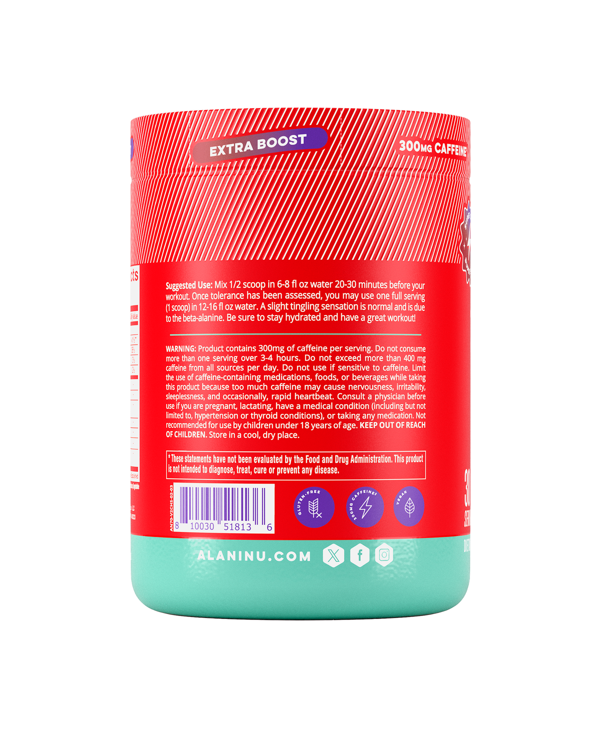 Alani Nu Pre-Workout+ - Cherry Slush V6 - image 3