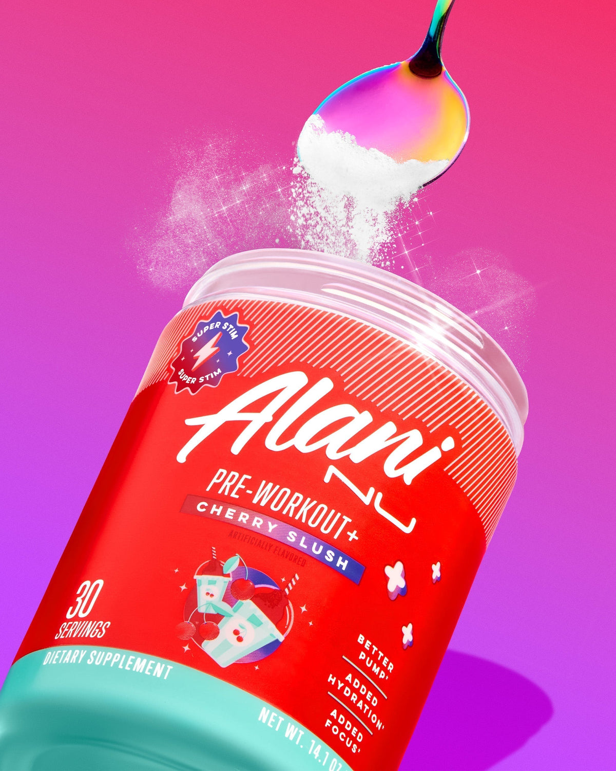 Alani Nu Pre-Workout+ - Cherry Slush V6 - image 5