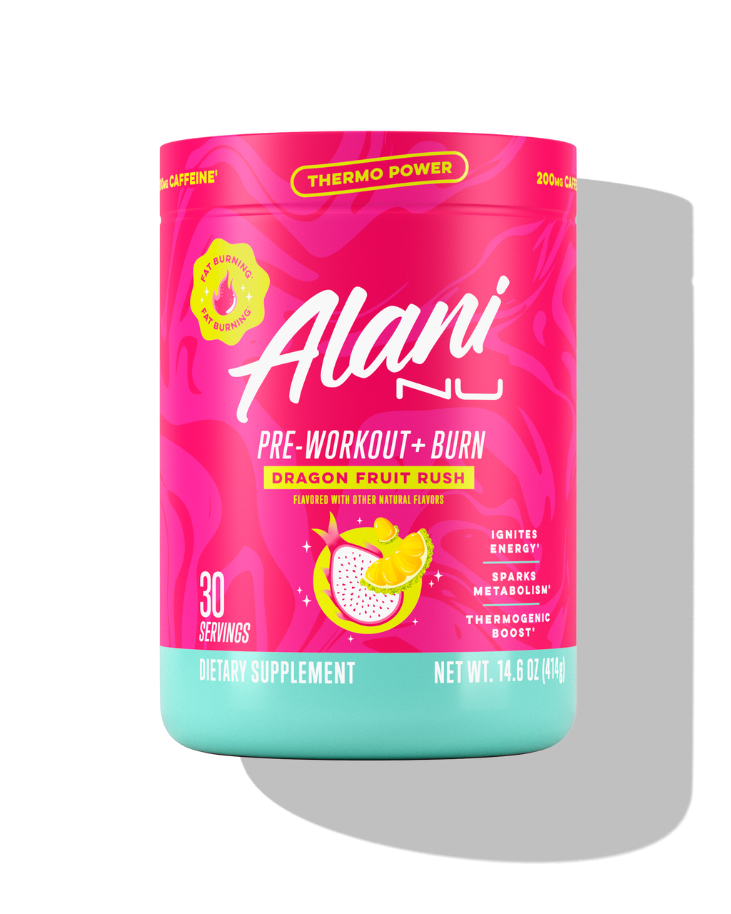 Alani Nu Pre-Workout+ Burn - Dragon Fruit Rush B7 - image 1