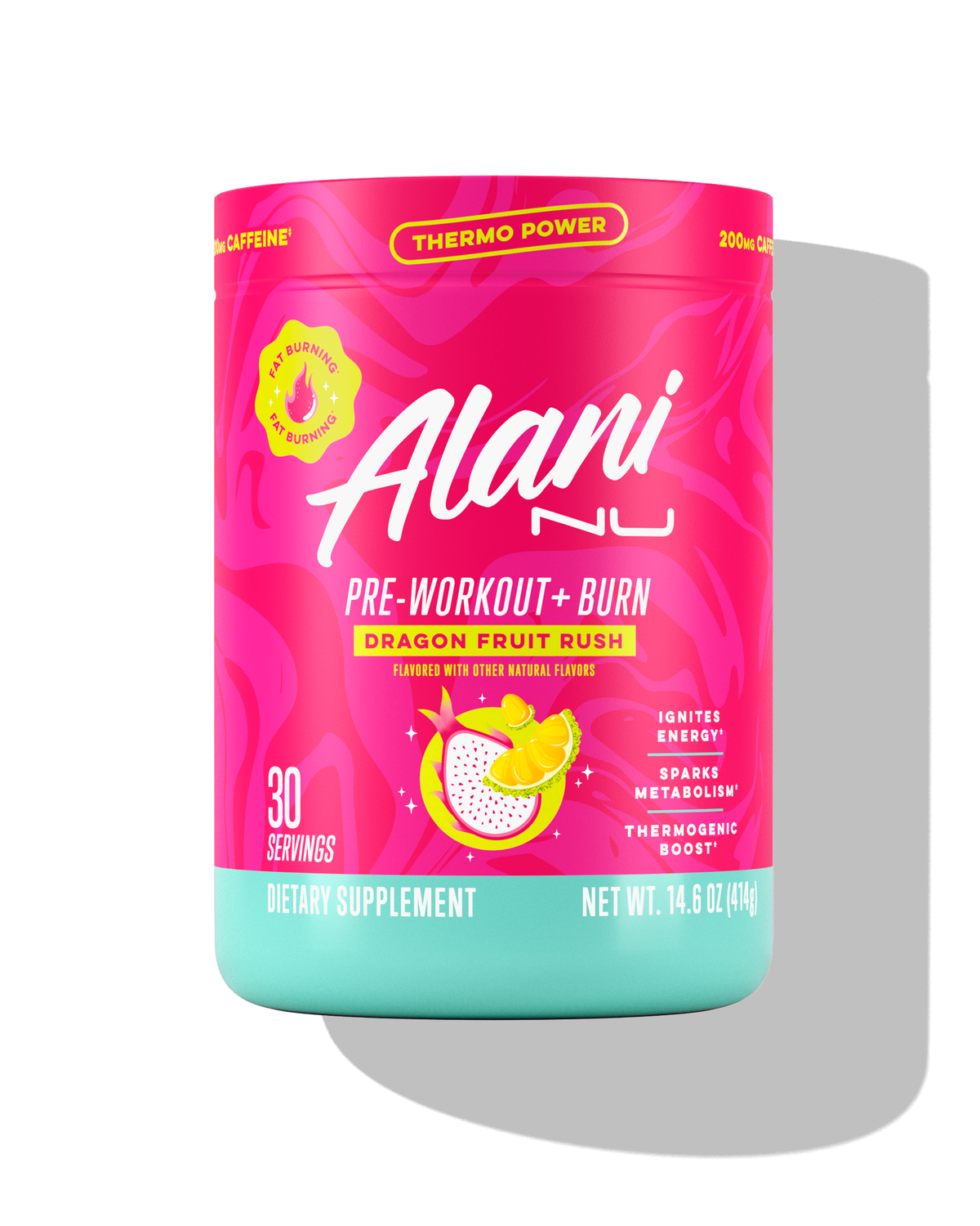 Alani Nu Pre-Workout+ Burn - Dragon Fruit Rush B7 - image 1