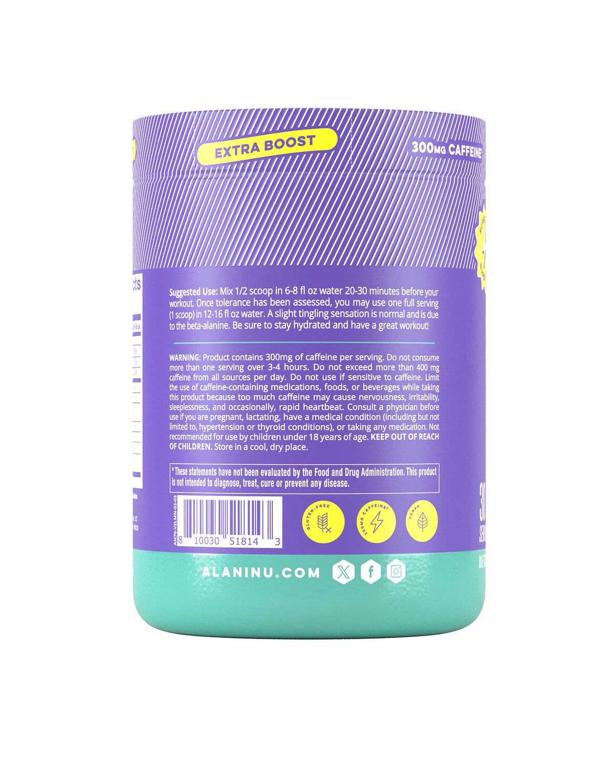 Alani Nu Pre-Workout+ - Frozen Lemonade E2 - image 3