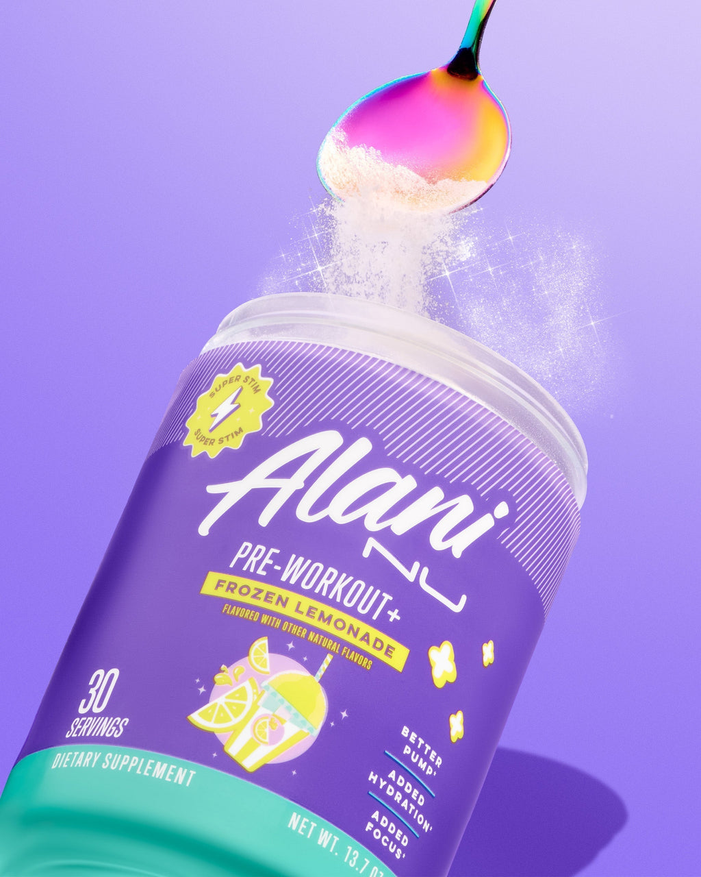 Alani Nu Pre-Workout+ - Frozen Lemonade E2 - image 5