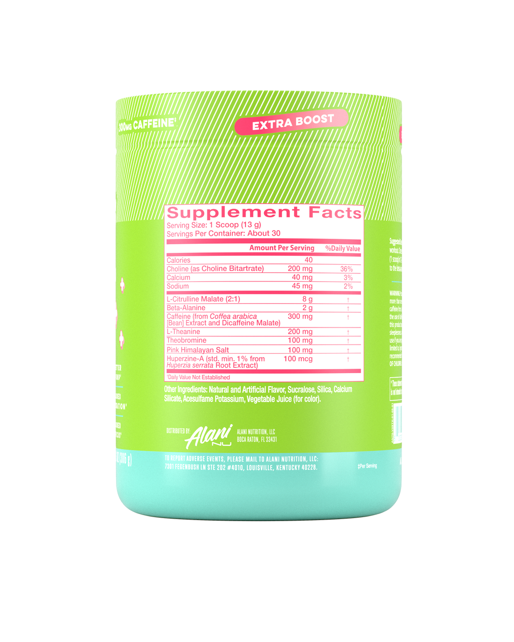 Alani Nu Pre-Workout+ - Kiwiberry X9 - image 2
