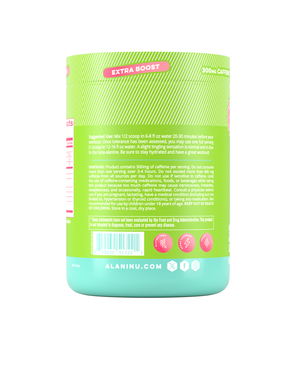 Alani Nu Pre-Workout+ - Kiwiberry X9 - image 3