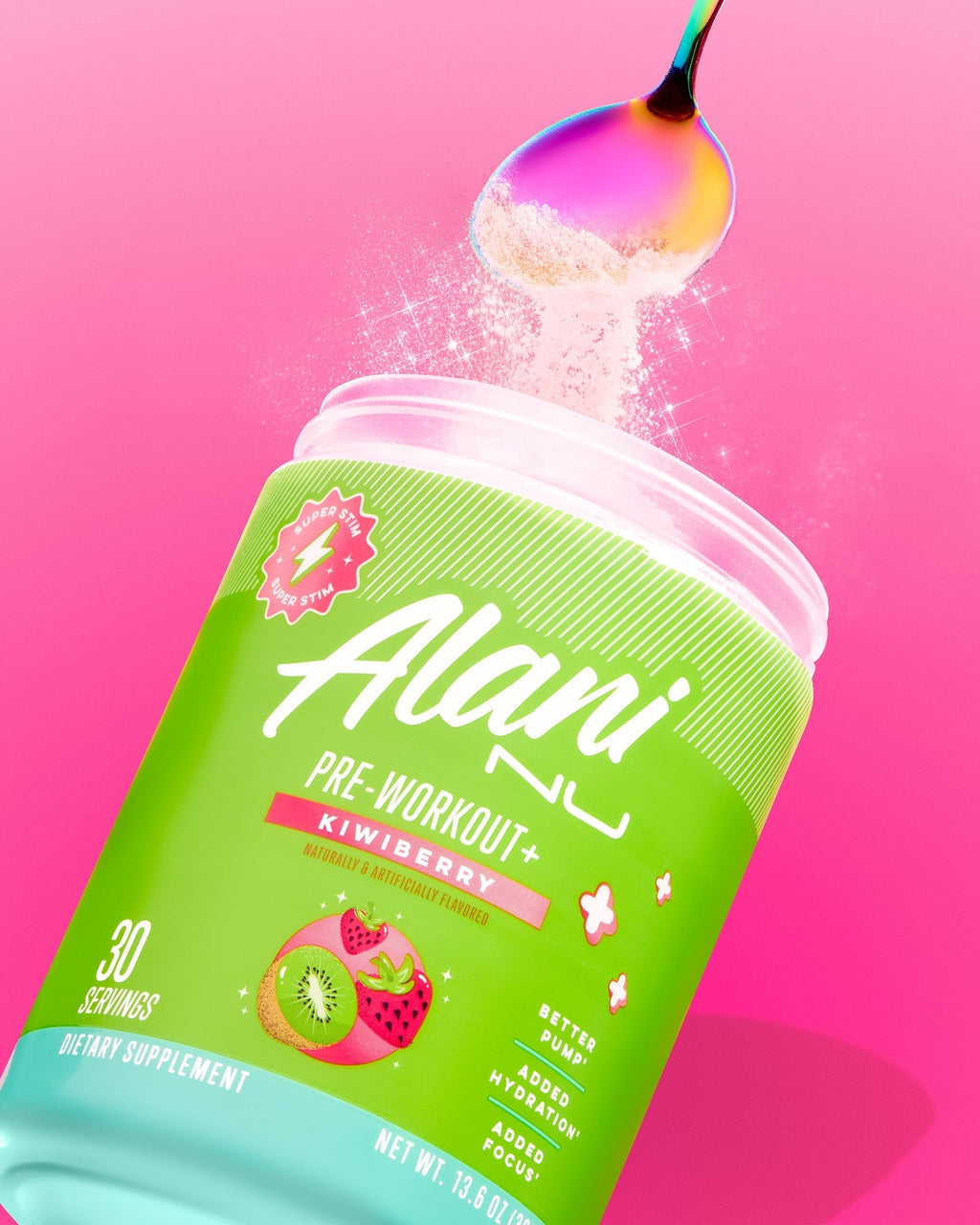 Alani Nu Pre-Workout+ - Kiwiberry X9 - image 5