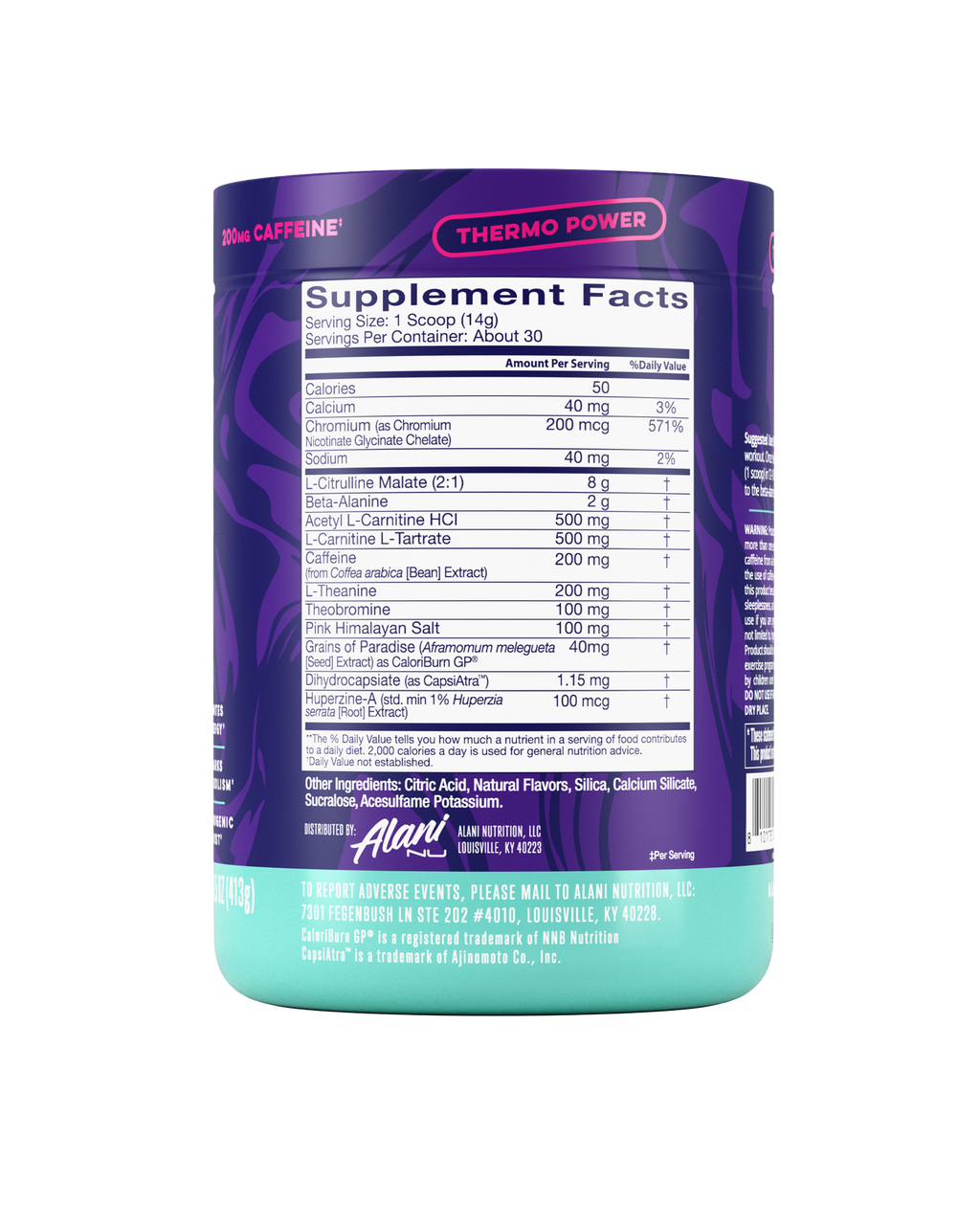Alani Nu Pre-Workout+ Burn - Melonberry Blast W6 - image 2