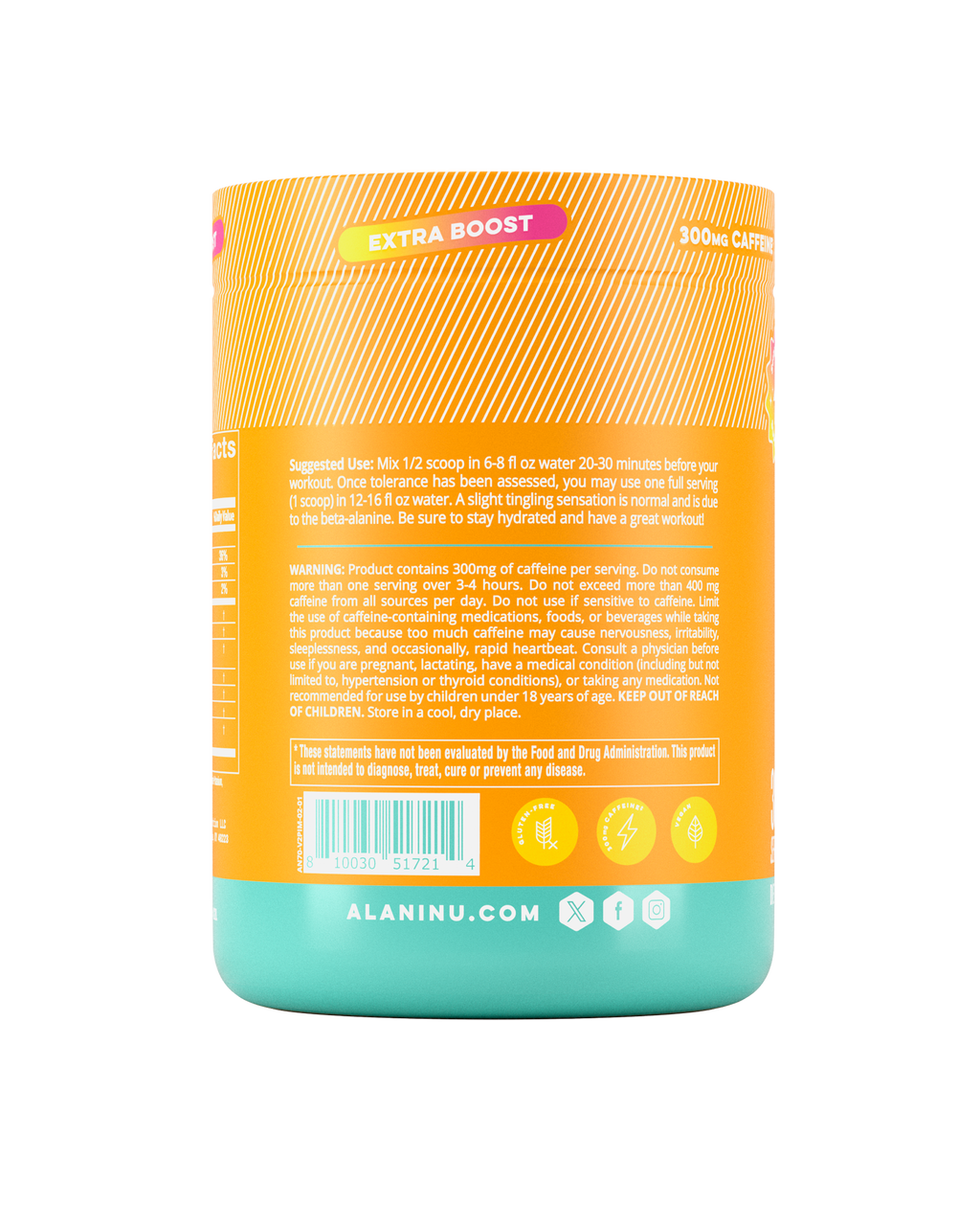 Alani Nu Pre-Workout+ - Paradise Swirl N2 - image 3