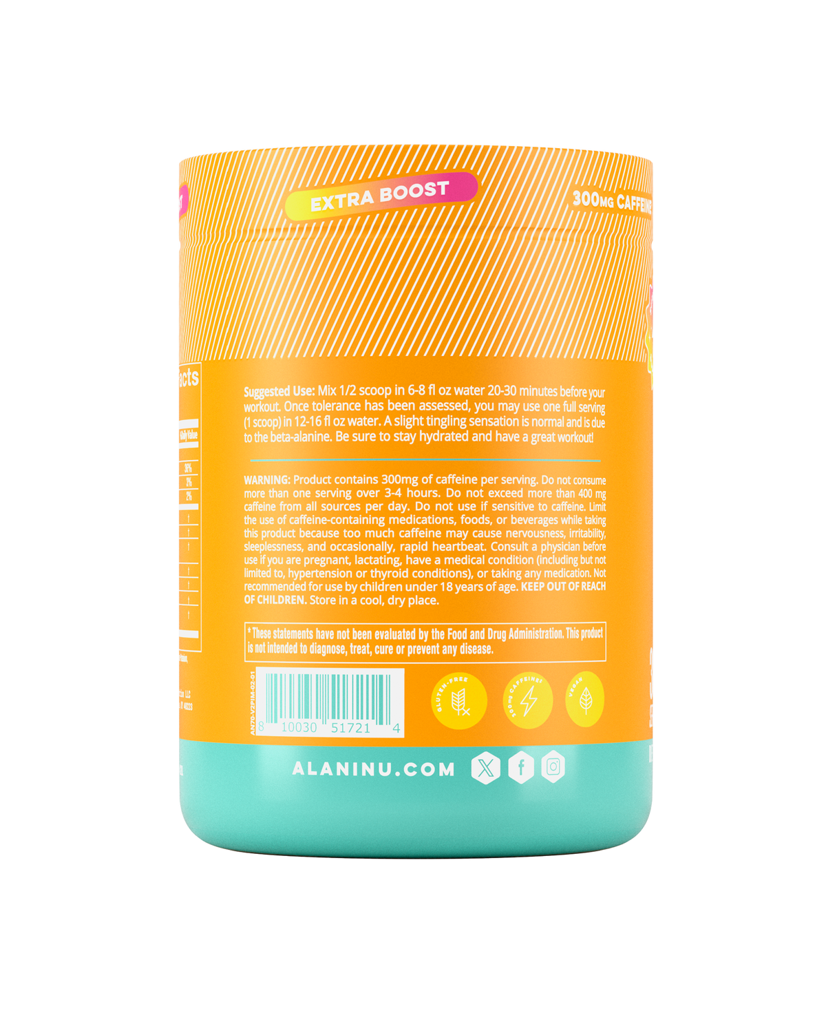 Alani Nu Pre-Workout+ - Paradise Swirl V2 - image 3