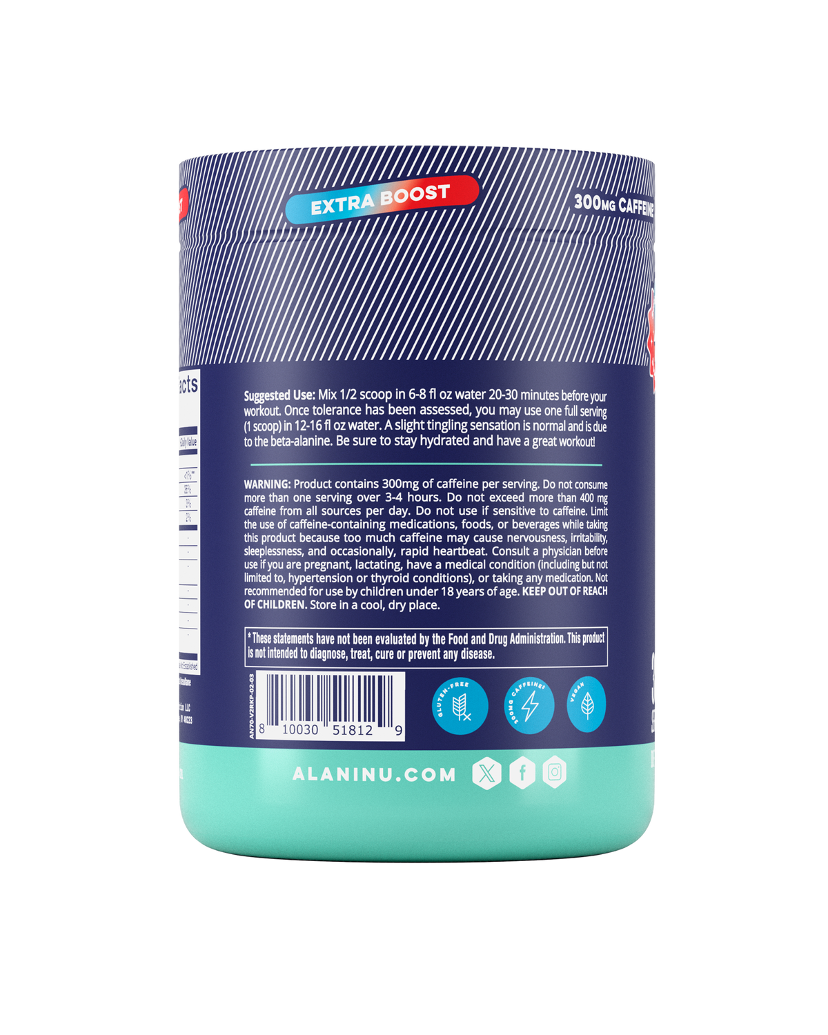 Alani Nu Pre-Workout+ - Rocket Pop V4 - image 3