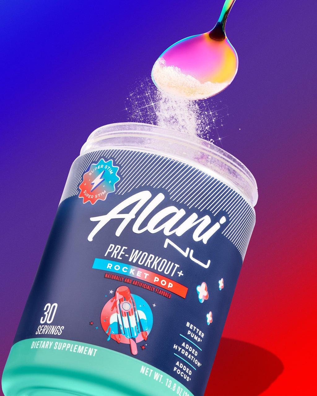 Alani Nu Pre-Workout+ - Rocket Pop V4 - image 5