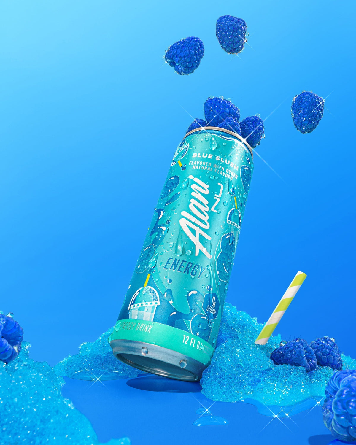 Alani Nu Energy Drink & Pre-Workout+ - Blue Slush H4 - image 4