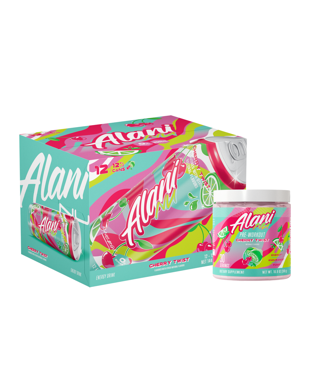 Alani Nu Energy Drink & Pre-Workout - Cherry Twist H6 - image 1
