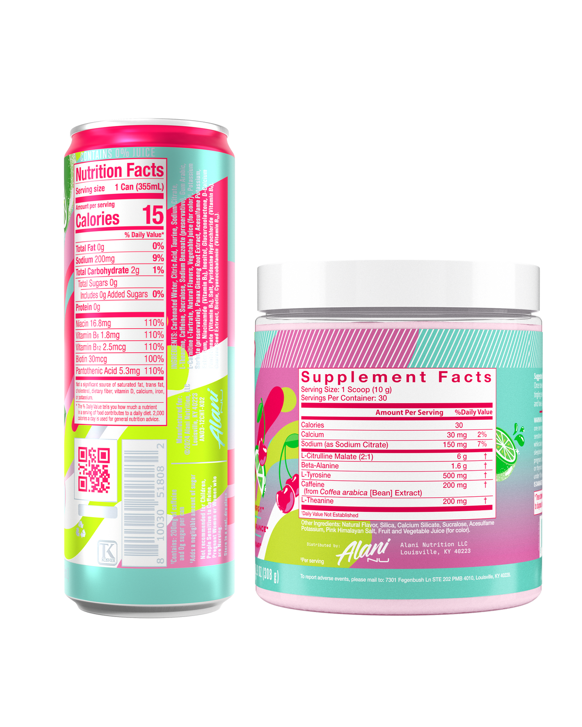 Alani Nu Energy Drink & Pre-Workout - Cherry Twist H6 - image 3