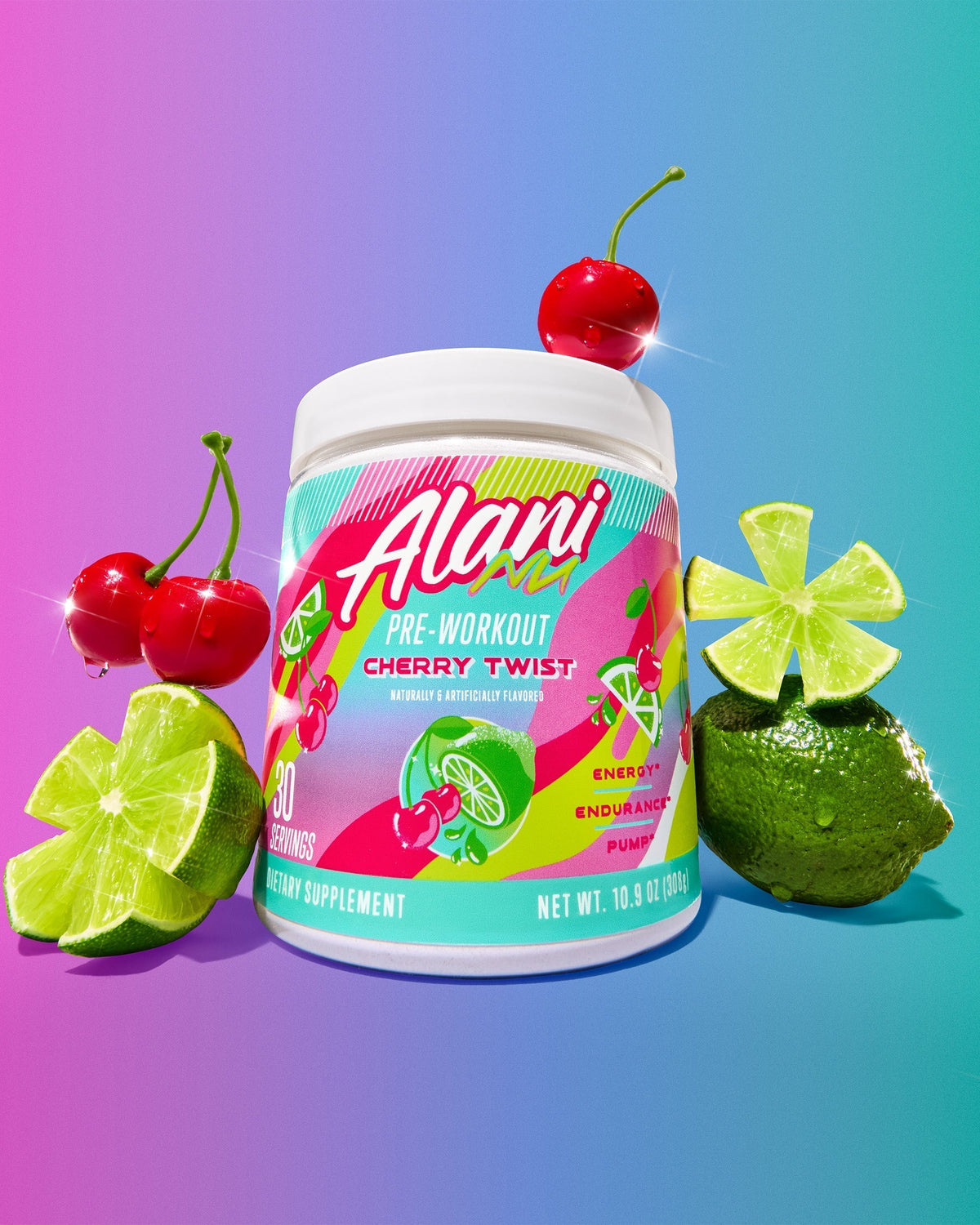 Alani Nu Energy Drink & Pre-Workout - Cherry Twist H6 - image 5