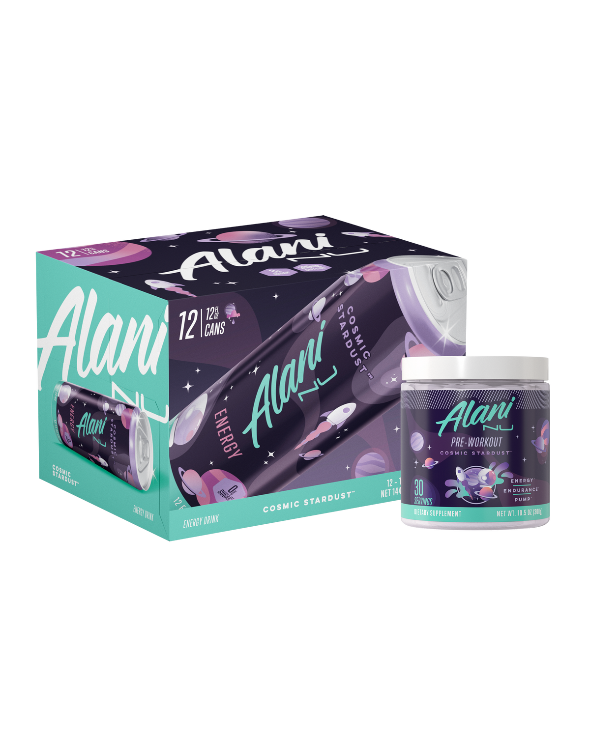 Alani Nu Energy Drink & Pre-Workout - Cosmic Stardust W0 - image 1
