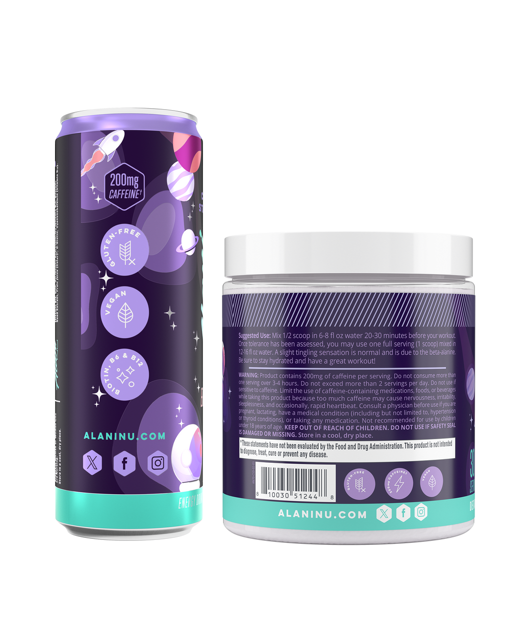Alani Nu Energy Drink & Pre-Workout - Cosmic Stardust W0 - image 3