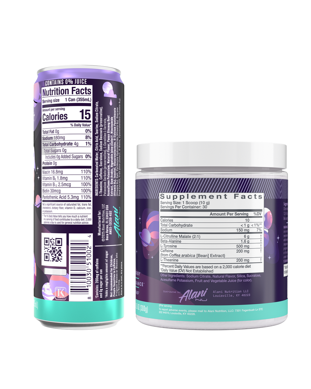Alani Nu Energy Drink & Pre-Workout - Cosmic Stardust W0 - image 2