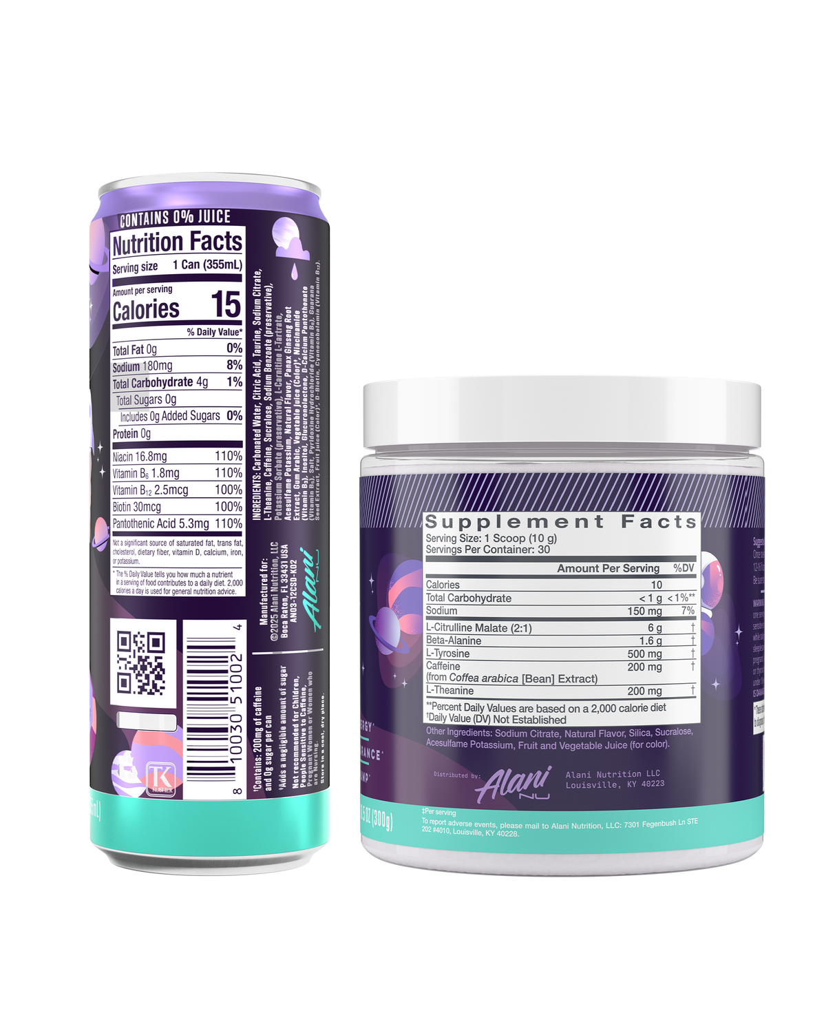Alani Nu Energy Drink & Pre-Workout - Cosmic Stardust W0 - image 2