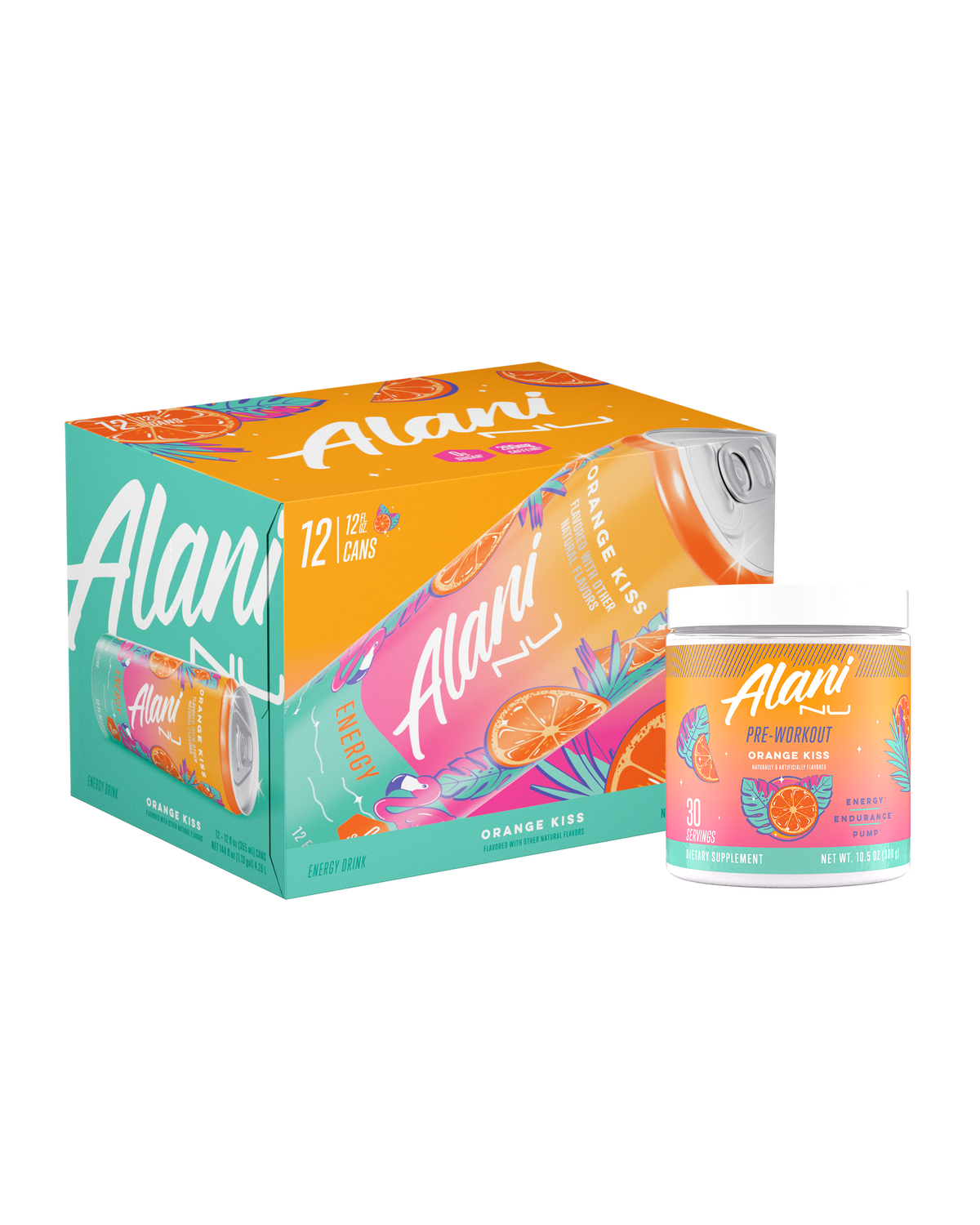 Alani Nu Energy Drink & Pre-Workout - Orange Kiss B3 - image 1