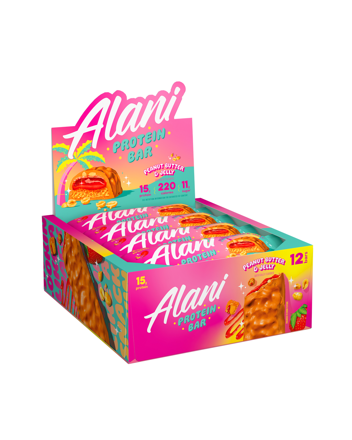 Alani Nu Protein Bar - Peanut Butter & Jelly I8 - image 4