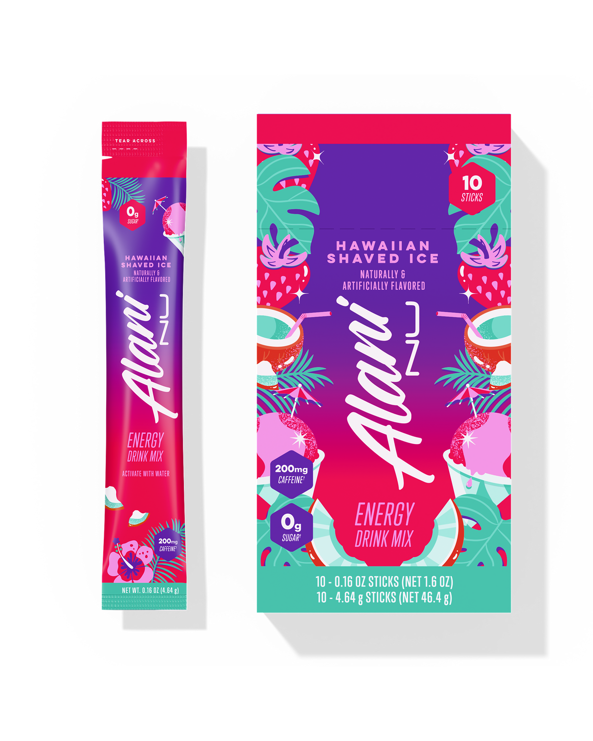 Alani Nu Energy Sticks - Hawaiian Shaved Ice J2 - image 1